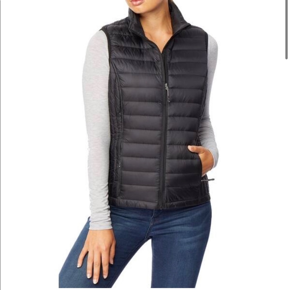 32 DEGREES WOMENS PACKABLE PUFFER VEST XXL BLACK